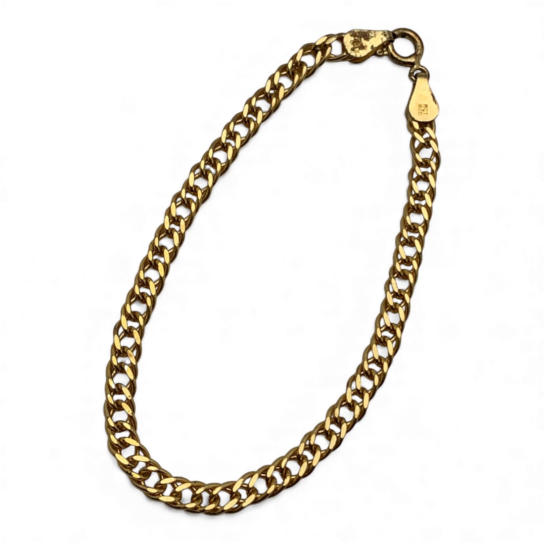 Sterling Silver Gold Tone Bracelet (1 of 2)