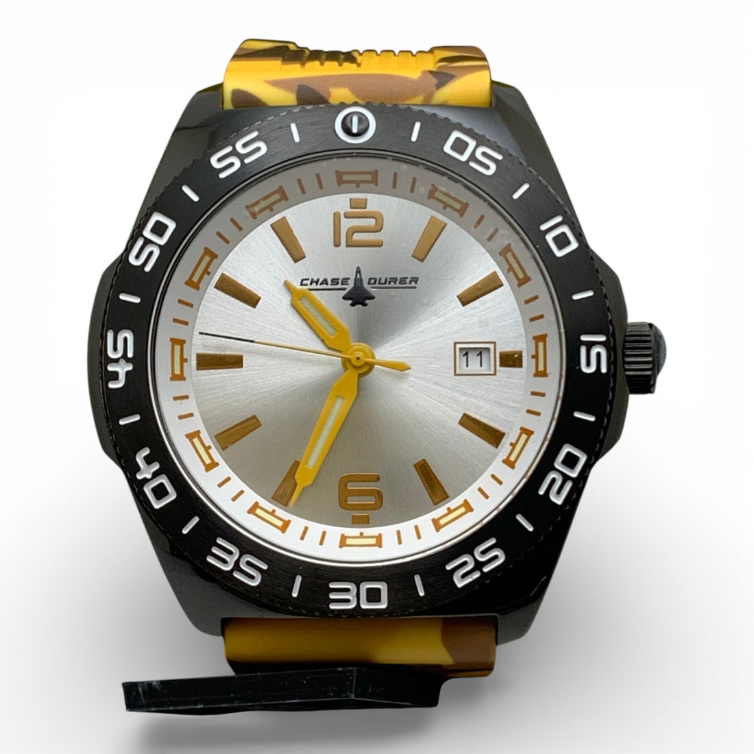 Men's Invicta Chase Durer Wrist Watch: Marked On Face: Chase DurerMarked On Back: Chase Durer, Japan Movement, Stainless Steel CaseIncludes Presentation Box