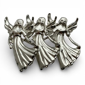 Silver Angel Pin