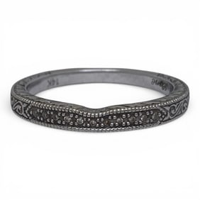 14k White Gold & Diamond Ring