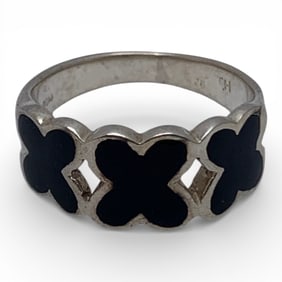 Sterling Silver Enameled Ring