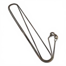 Sterling Silver Box Chain Necklace