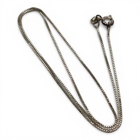 Sterling Silver Box Chain Necklace