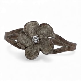 Sterling Silver Flower Ring