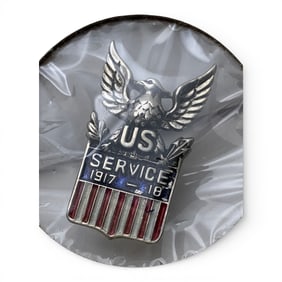 Sterling Silver U. S. Service Pin