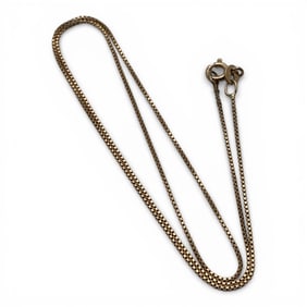 Sterling Silver Box Chain Necklace