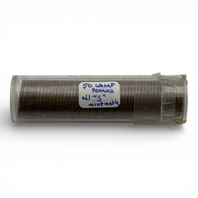 50 S Mint Mark Wheat Pennies