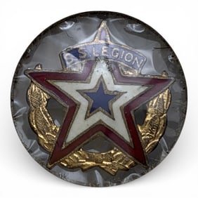 Sterling Silver Enameled Pin