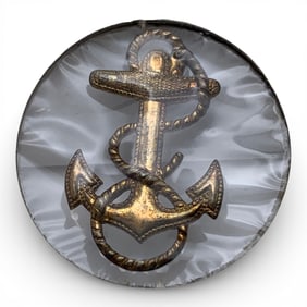 Sterling Gold Tone U. S. Navy Pin