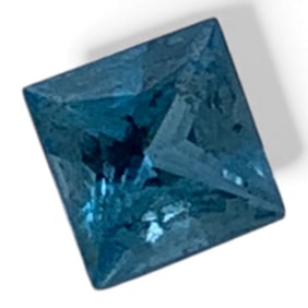 Faceted Blue Topaz Gemstone