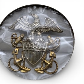 Sterling Silver Naval Officer Pin