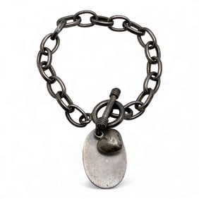 Sterling Silver Bracelet With Charms