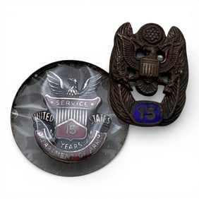 2 Sterling Silver Dept. Of Army Pin