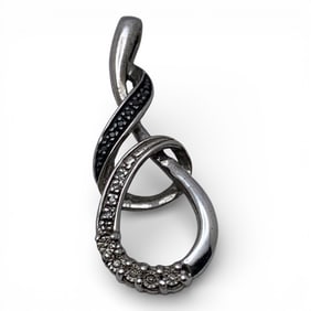 Sterling Silver & Diamond Pendant