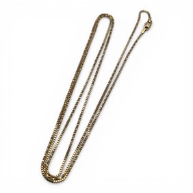 14k Yellow Gold Box Chain Necklace