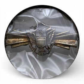 Sterling Silver Army Pin