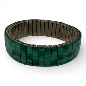 Malachite Stretch Bracelet