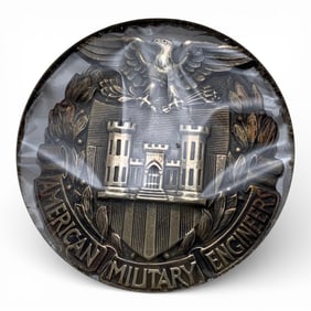 Sterling Silver American Military Engineers Medal