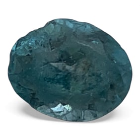 Faceted Blue Topaz Gemstone