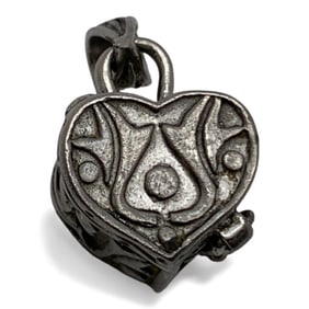 Sterling Silver Heart Trinket Pendant