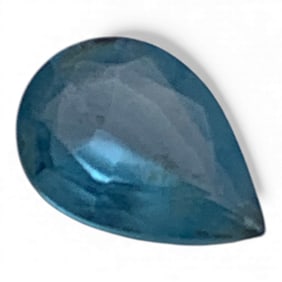 Faceted Blue Topaz Gemstone