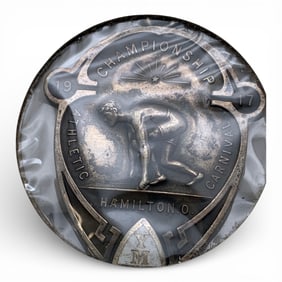 Sterling Silver 1917 Track Pendant