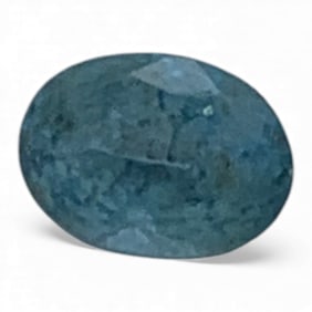 Faceted Blue Topaz Gemstone