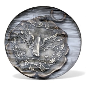 Sterling Silver Track Pendant