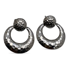 Pair Of Silver Earrings