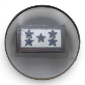 Sterling Silver Enameled Pin