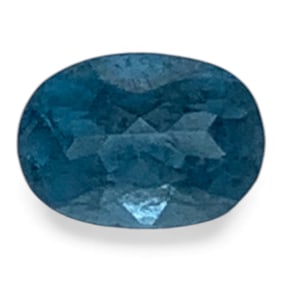 Faceted Blue Topaz Gemstone