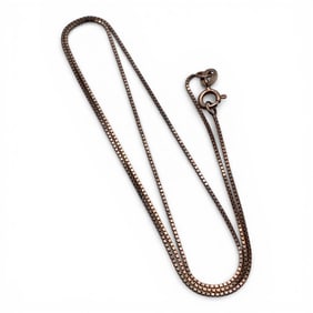 Sterling Silver Box Chain Necklace