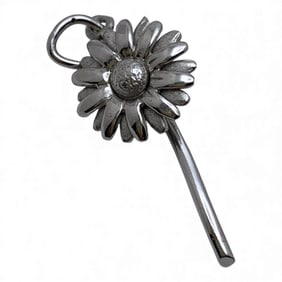 Silver Sunflower Pendant