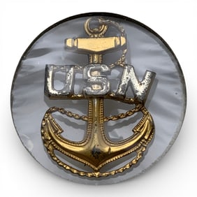 Sterling Silver U. S. Navy Pin