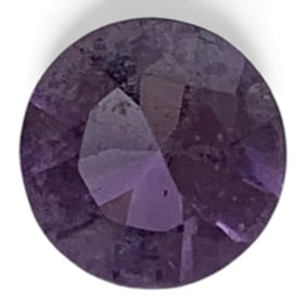 Faceted Purple Amethyst Gemstone
