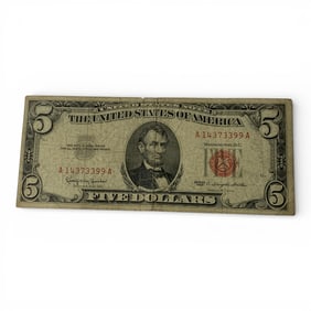 1963 $5 Unites States Red Seal Note
