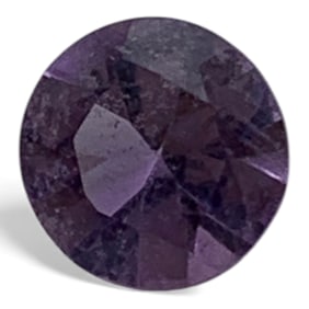 Faceted Purple Amethyst Gemstone