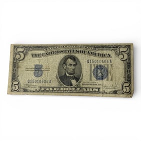 1934c $5 Silver Certificate