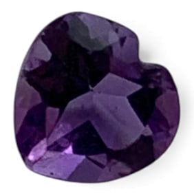 Faceted Purple Amethyst Gemstone