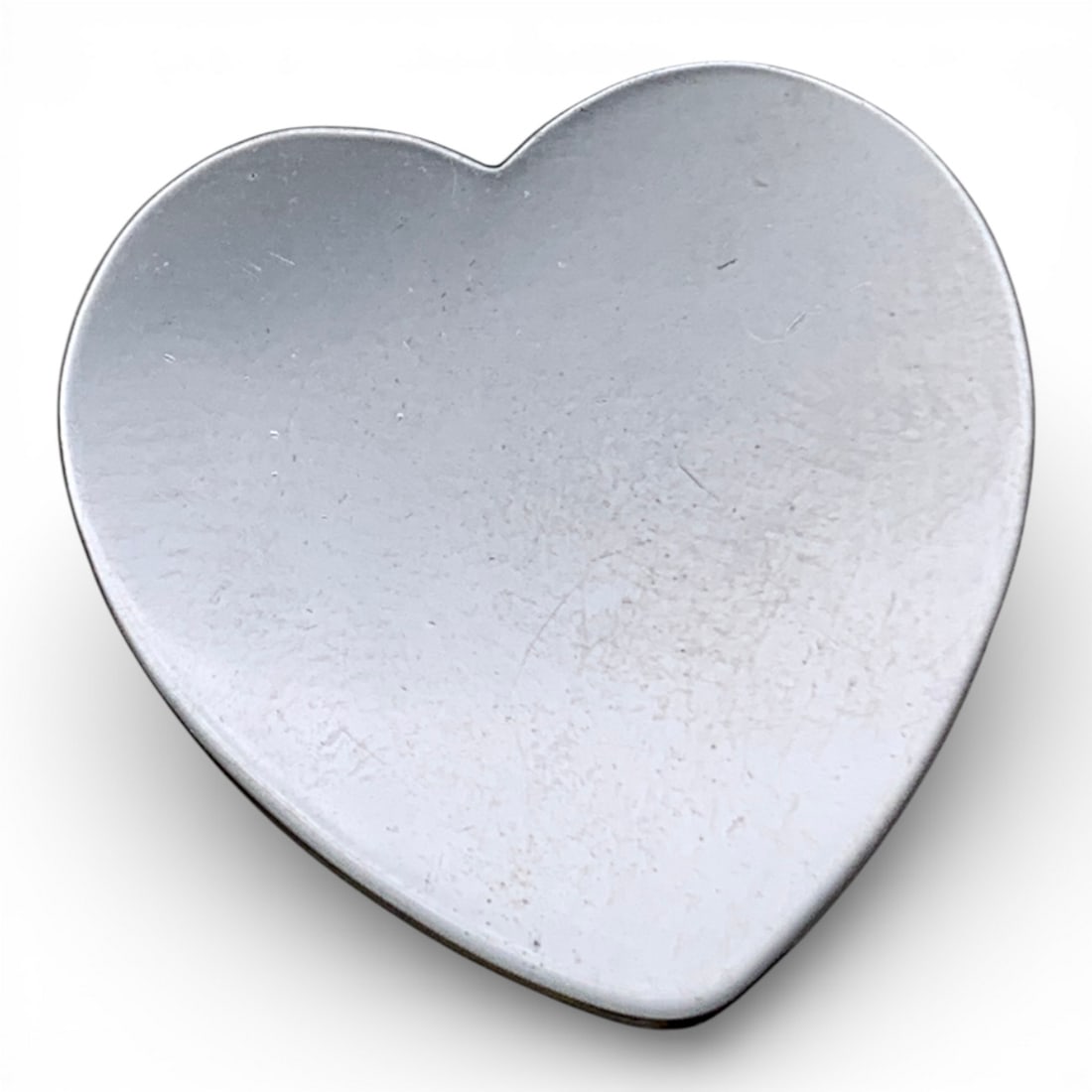 Sterling Silver Heart Pin: Marked Sterling - 1" Long - 3.7 Grams