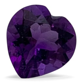 Faceted Purple Amethyst Gemstone