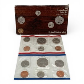 1985 U. S. Mint Set, P + D