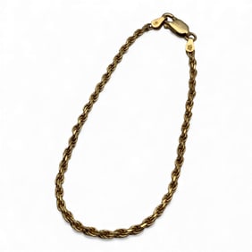 Sterling Silver Gold Tone Bracelet