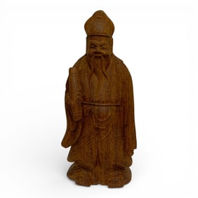 Carved Wooden Figure Of Man
