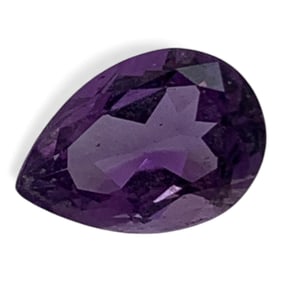 Faceted Purple Amethyst Gemstone