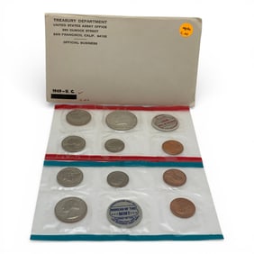1969 U. S. Mint Set, P + D