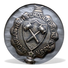 Sterling Silver High School Pendant