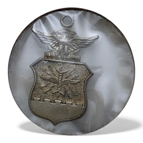 Sterling Silver Air Force Pendant