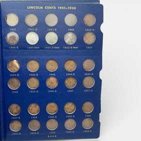 1941-1976 Complete Lincoln Cent Album