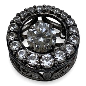 Sterling Silver & Cubic Zirconia Pendant